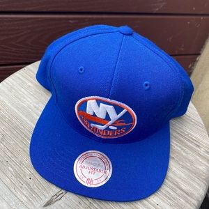 Mitchell & ness New York island blue logo hat